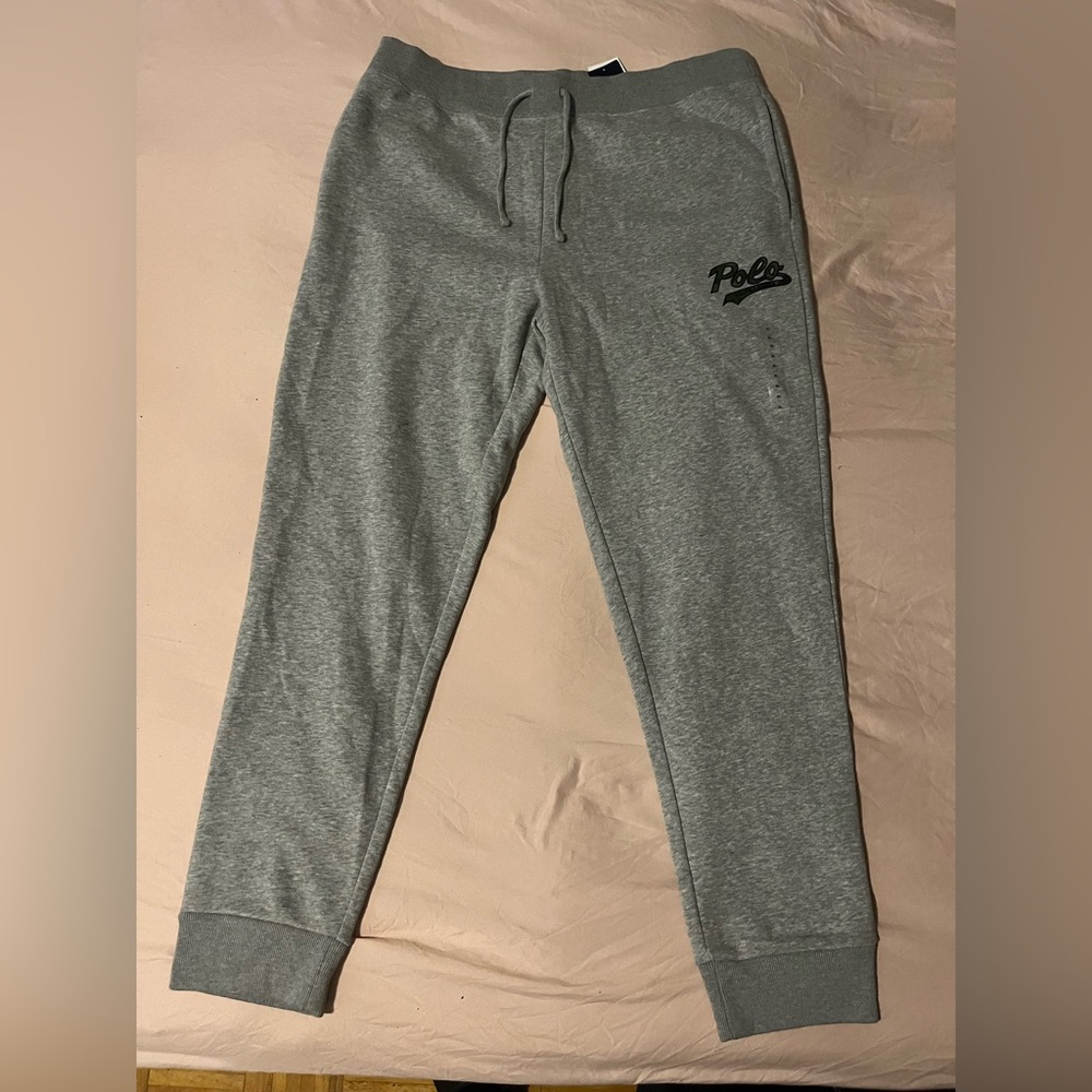 Ralph Lauren Heather Gray Polo Sweatpants